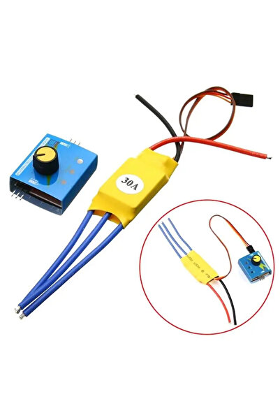 Choice 30A with connecter 30A XXD Brushless Speed Controller RC ESC Multi Servo Tester 3CH 4.8-6V CCPM Main