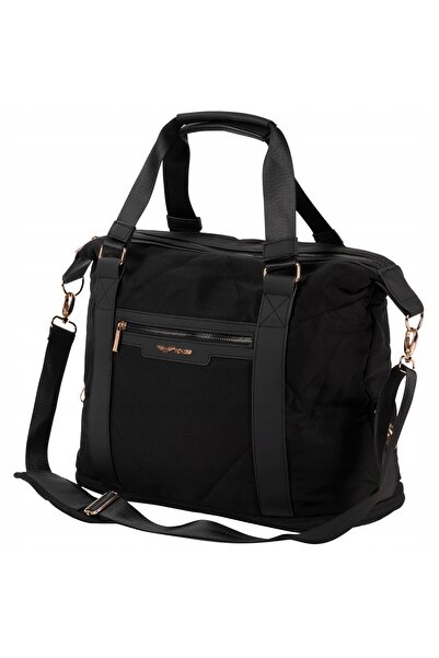 WINGS BRAND WINGS KISKADEE Large Luxury Travel Bag 20L Black Hand Luggage