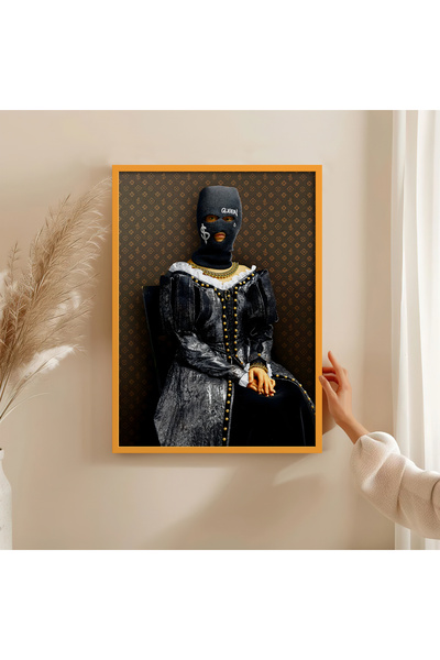 HOMEPACK TABLO CU CADRU DE LEMN POSTER CU CADRU DECOR ARTISTIC DE PERETE TK/1497