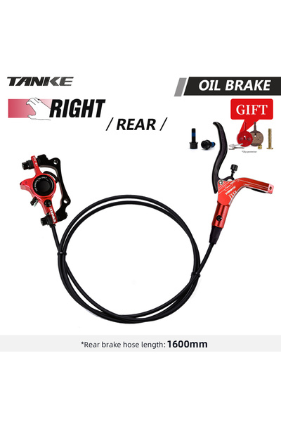 Choice مجموعة فرامل قرص هيدروليكية للدراجات الجبلية RED-RR TANKE مقاس 160 مم ...
