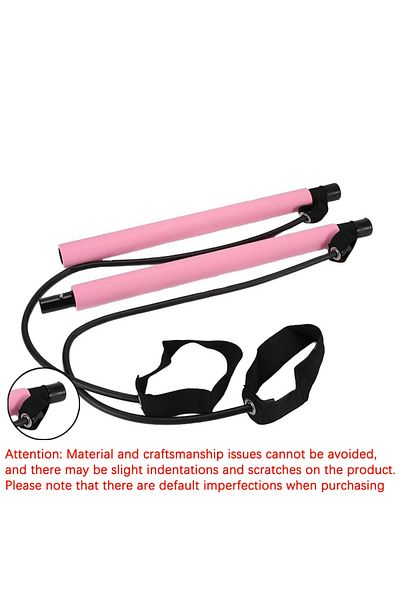 Choice Pink Pilates Kit with Resistance Bands, Multifunctional Yoga Pilates, Portable Home Gym Pilates Resi