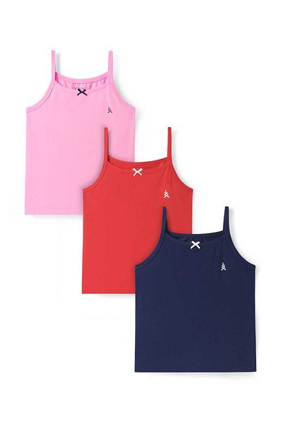 Pine kids Logo Printed Slips (Pack of 3) - Assorted