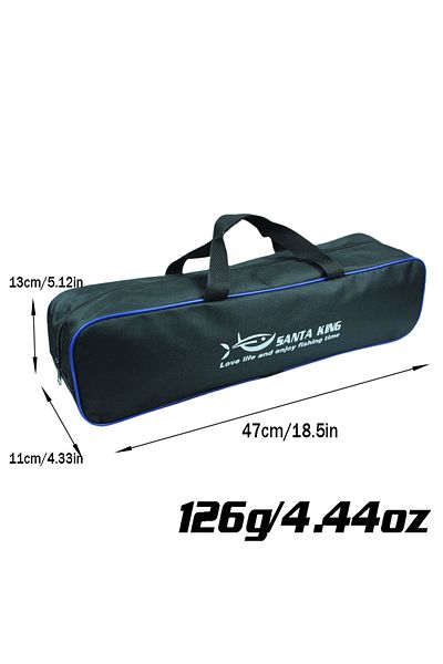 Choice Style A-47cm SantaKing Fishing Rod Storage Bag 47/57cm Multifunctional 600D Oxford Cloth Fishing Gea