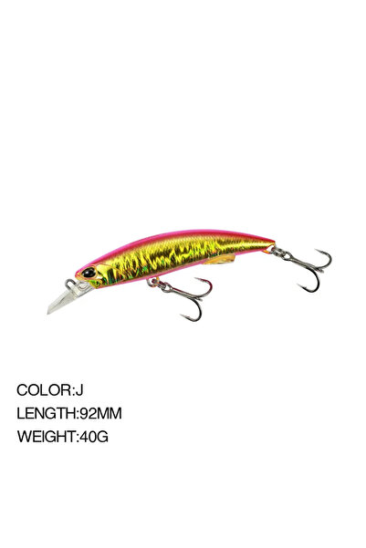 Choice طُعم صيد سمك صغير جديد 92 مم/40 جم لصيد الأسماك الصغيرة في المياه الما...