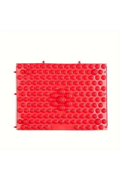 Choice red Massage Mat Foot Acupressure Board Pain Relief Toe Pressure Home Plantar Acupuncture Points Mass