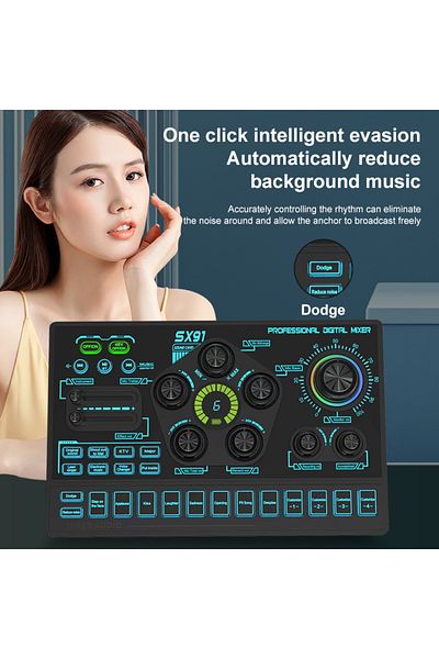 Choice Sound Card Podcast Microphone Sound Card Microphone Sound Mixer live Sound Card Audio Mixing Cons...