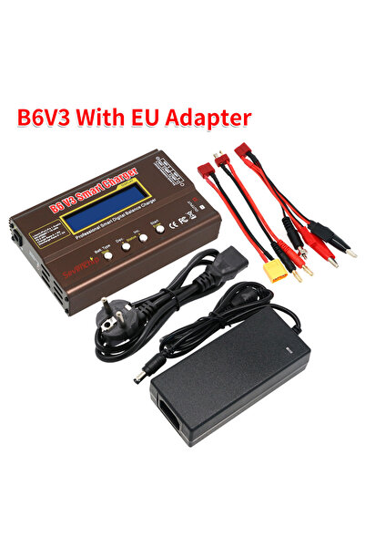 Choice B6V3 With EU Adapter iMAX B6 V3 80W 6A Battery Charger LiHv Lipo NiMh Li-ion Ni-Cd Digital RC Charge