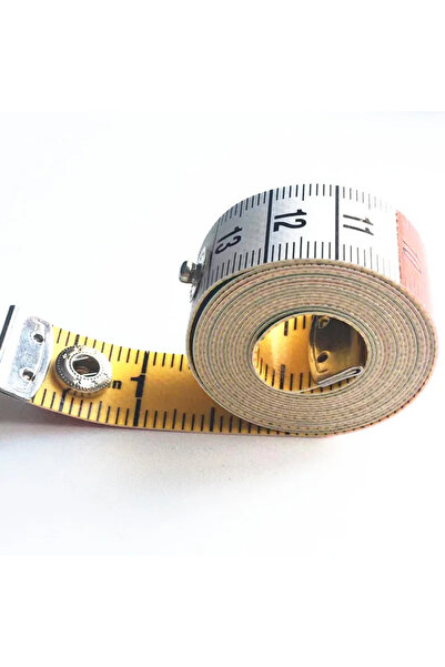 Choice 1Pcs 1Pc Quality Soft Tape with Snap Fasteners Soft Multicolor Measuri...