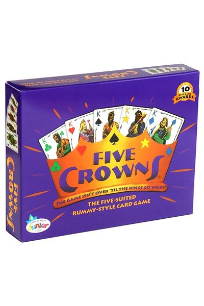 Choice Crowns SET Enterprises Five Crowns Card Game Purple High Quality Special Style Board Game Funny Frie