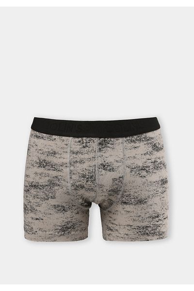 Colin's Modern Fit Printed Men's Gray Boxers