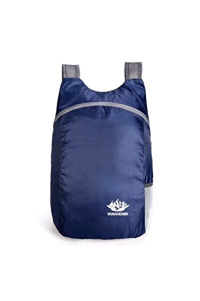 Choice حقيبة ظهر زرقاء خفيفة الوزن قابلة للطي للرجال والنساء مقاومة للماء وعا...