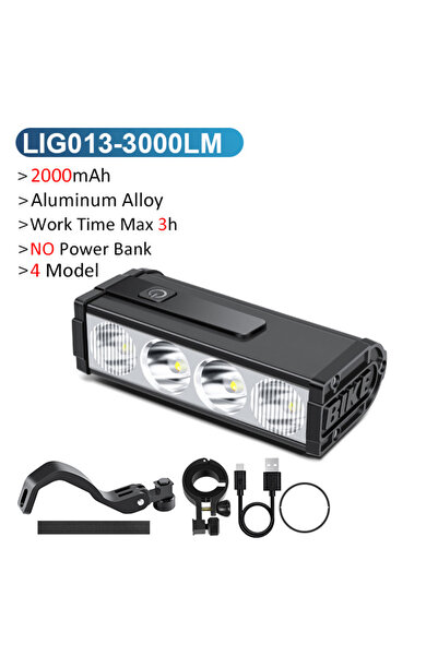 Choice LIG013 NEWBOLER Brompton مصباح أمامي للدراجة قابل للطي بقوة 2000 مللي ...