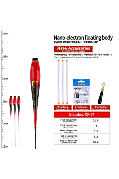 Choice XF-07 هيكل فقط 3 قطع من جسم الطفو المركب المضيء النانوي + 3 قطع من الأ...