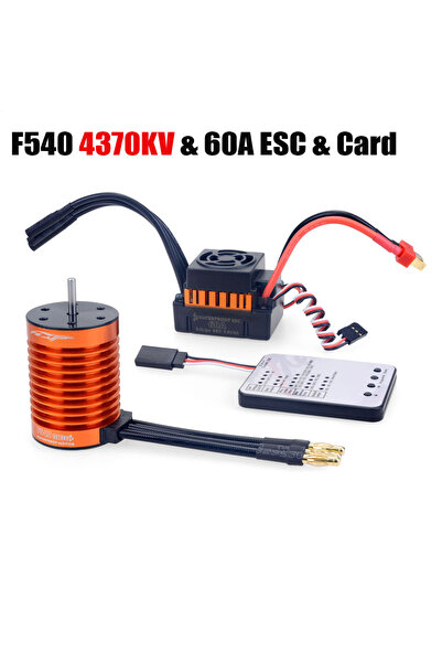 Choice F540 4370KV 60A بطاقة 1:10 1:12 1:14 قطعة RC مقاومة للماء محرك F540 33...