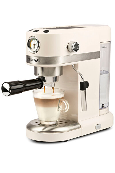 Liçi Espresso Latte Cappuccino Retro Vintage Kahve Makinesi Süt Köpürtücülü G...