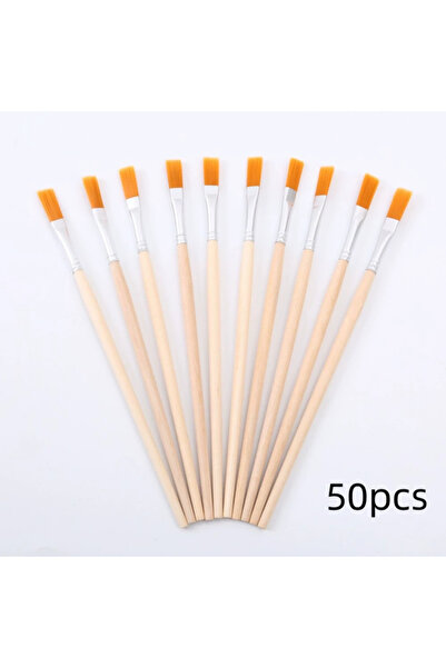 Choice 50 قطعة B 10 قطع/30 قطعة/50 قطعة/100 قطعة فرشاة مسطحة ذات شعيرات نايلو...