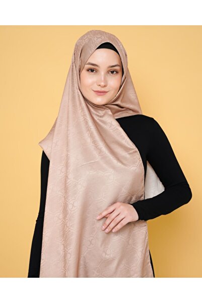 LEİLA SCARF Double Sided Silk Jacquard Shawl Leila Pattern