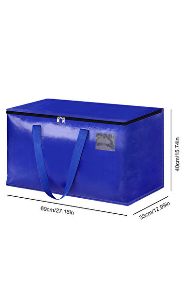 APWIKOGER حقائب نقل زرقاء سعة 90 لترًا مزودة بسحابات ومقابض وحقائب تخزين وحقا...