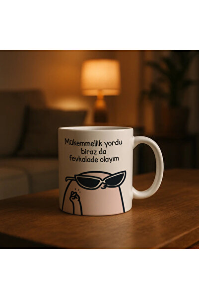 Borambalaj كوب شخصية مضحكة مطبوع من ماركة موكيميلك يورد (Mukemmelik Yordu)