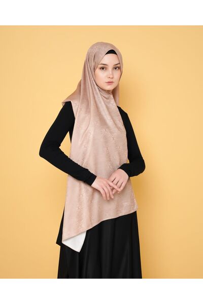 LEİLA SCARF Double Sided Silk Jacquard Shawl Leila Pattern