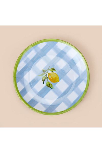 MATMEL Kitchen Lemon Pasta Plate - Colored - 19 cm