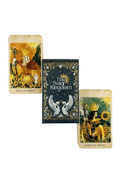 Choice TT395 Mystical Solar Kingdom Tarot Cards Portable Fortune Telling Game Divination & Gifts For Beginn