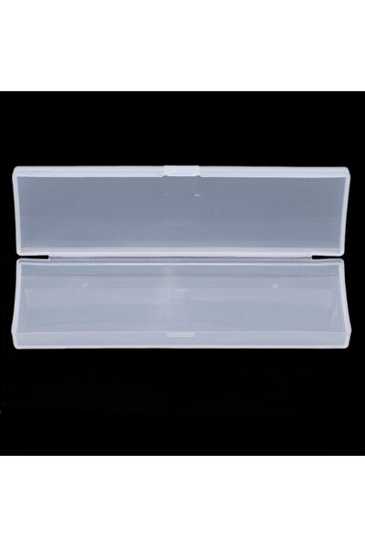 Choice S white Cute Kawaii Transparent Plastic Pencil Case Lovely Pen Box For...