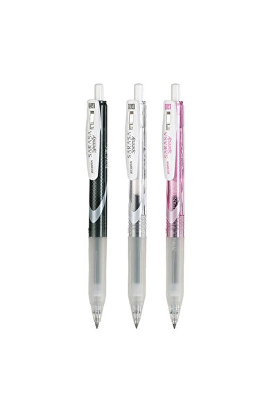 Choice1 black 3pcs 0.4mm mix 3pcs Japan ZEBRA Gel Pen 0.4/0.5mm JJZ33 Sarasa ...