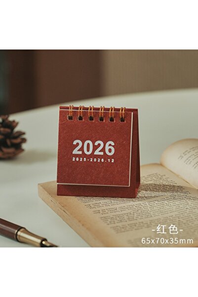 Choice E 2026 تقويم بسيط صغير تقويم مكتب صغير تقويم ملفوف إبداعي مخطط ديكور س...