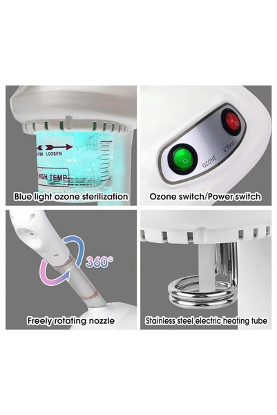 Viva Professional Viva Portable Mini Facial Steamer with Ozone – Tabletop for Salon & Spa