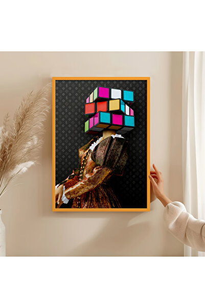 HOMEPACK TABLO CU CADRU DE LEMN POSTER CU CADRU DECOR ARTISTIC DE PERETE TK/1498