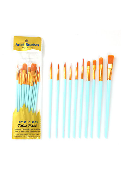 Choice فرشاة الرسم الزيتي البلاستيكية ذات اللون الأزرق الفاتح، فرشاة الرسم ال...