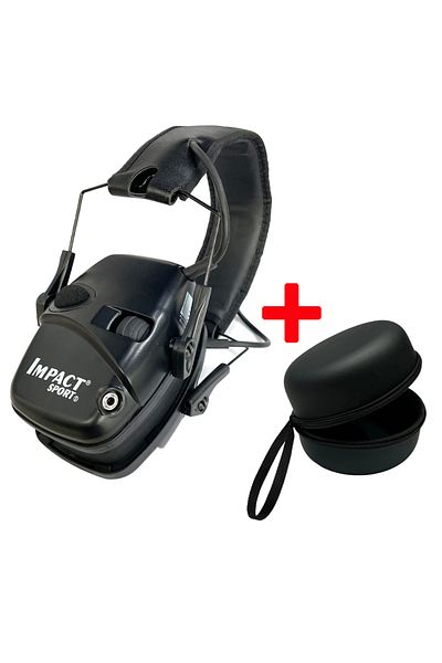 Choice black with case Outdoor Sports Anti-noise Impact Sound Amplification Electronic Shooting Earmuff Tac