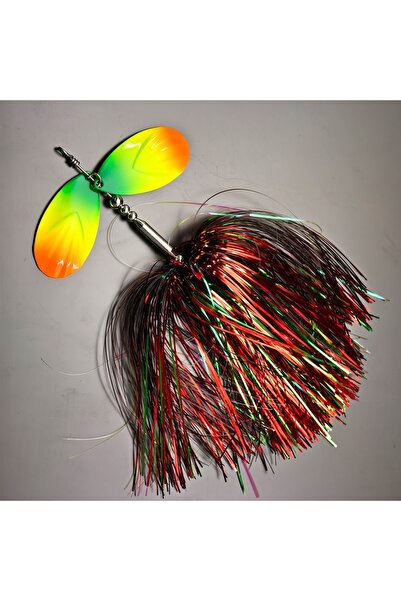 Choice FCP-618-A ANFS 1pc 45g/1.57OZ Musky Pike Spinner Bucktail-Heavy Metal ...