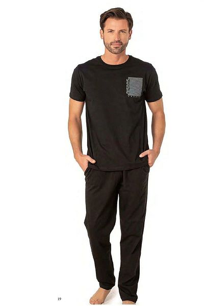Pierre Cardin 6075 Pijamale din bumbac pieptănat BĂRBAȚI 25A