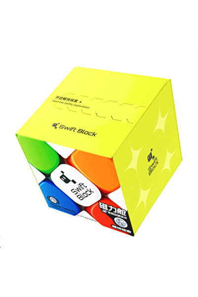 Choice مكعب سويفت 355S أسود 3x3 مغناطيسي سريع بدون ملصقات، مكعب سويفت 355S 3x...