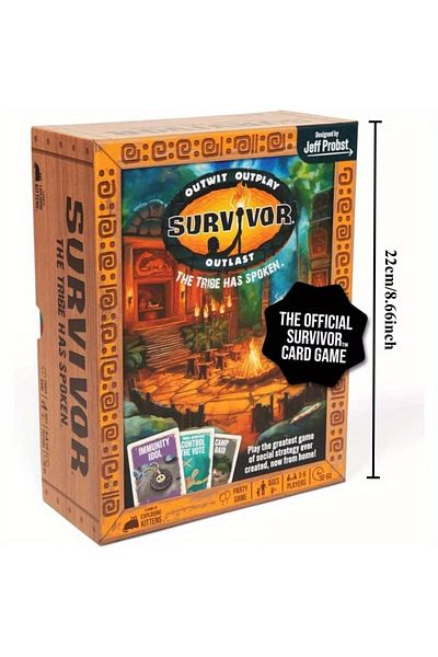 Choice Party Game Exploding Kittens Survivor Family Party Game forAges 14+ and up - 3 to 6 Players - Great