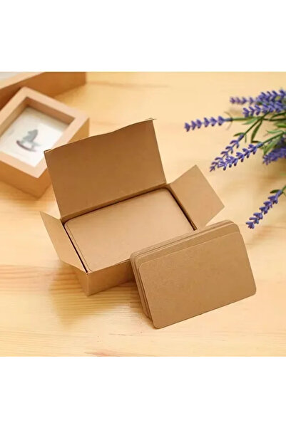 Choice 60 قطعة من بطاقات الكلمات الملونة باللون الكاكي 10/30/60 قطعة من ورق الكرافت، بطاقة بريدية فارغة من ورق الكرافت، ملاحظة مكتوبة بخط اليد