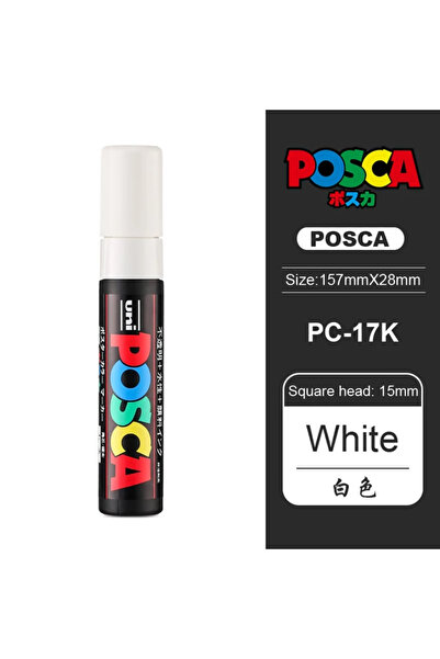 Choice قلم تحديد UNI POSCA PC-17K، قطعة واحدة، ياباني الصنع، للرسم على الجدرا...