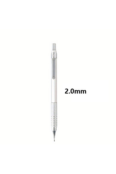Choice قلم رصاص ميكانيكي فضي 2.0 مم 0.3/0.5/0.7/0.9/2.0 مم ذو مركز ثقل منخفض ...