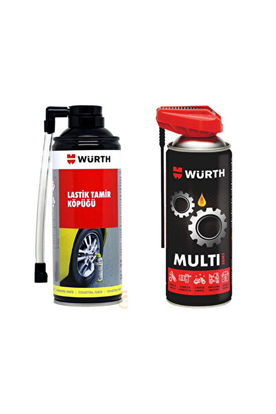 Würth 2'li Bakım Seti (Lastik Tamir Kiti - Multi Kobra 5in1)