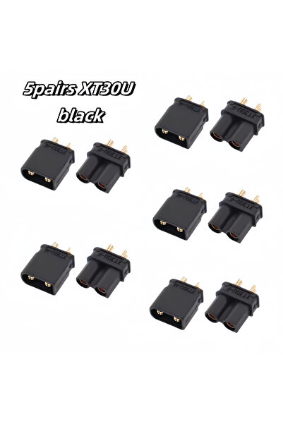 Choice 5pairs XT30U Black 5pairs XT30 XT-30U Yellow Black Male Female Bullet ...