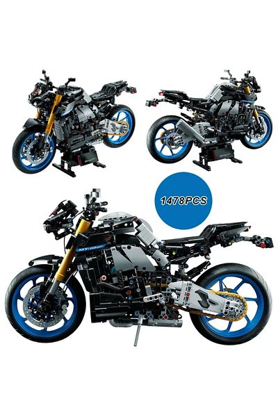 Miniso NO BOX 2119 New Technical MT-10 SP Motorcycle Model Building Blocks Advanced Building Set For Adults
