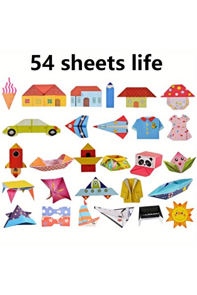 Choice 54 ورقة حياة 54/108 ورقة مجموعة أوريجامي حياة الحيوان للمبتدئين مشاريع...