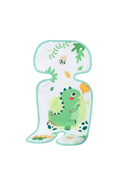 Choice1 green Cartoon Baby Stroller Seat Cushion Ice Silk Breathable Mesh Uni...