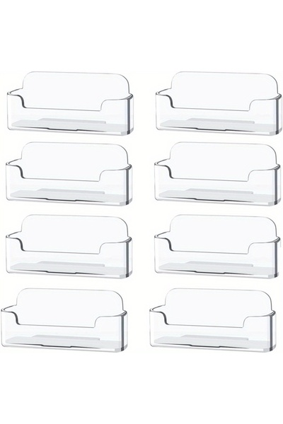 Choice 8pcs 4pcs/8pcs/16pcs Clear Plastic Business Card Holder,Acrylic Busine...