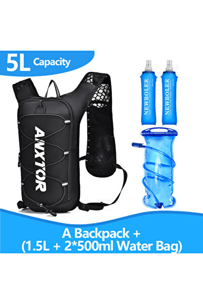 Choice حقيبة ظهر جديدة للجري على الطرق الوعرة خفيفة الوزن للغاية سعة 5 لتر، س...