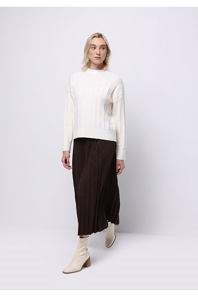 Colin's Fusta maro pentru femei Regular Fit Plain