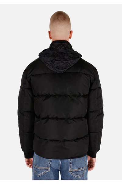 Colin's Palton negru pentru bărbați Regular Fit