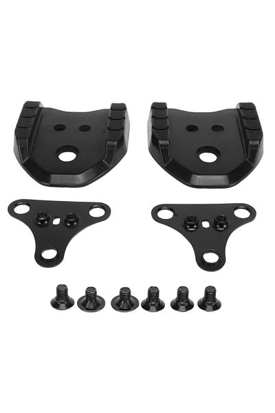Choice black Pedals Pedal Adapters Light Pedal Converter for Road Mountain Lock Step Pedal Converter